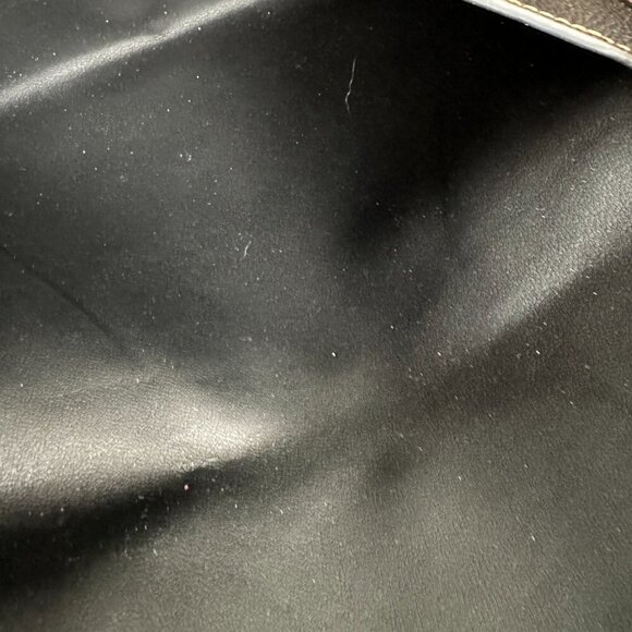 Beige Faux Leather Envelope Clutch with Snap Closure - Picture 3 of 3